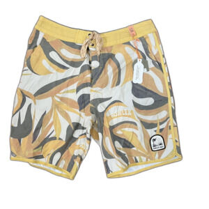 Howler Bros Stretch Bruja Boardshorts Men's Size 36 Monstera Mash Citron NWT NEW